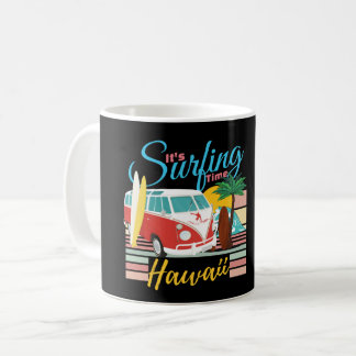 Mug C'est le temps du surf Hawaii - Summer Beach Vibes