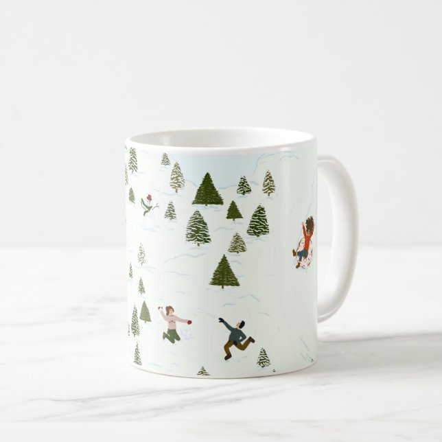 Mug C'est l'heure de la neige ! (Devant droit)