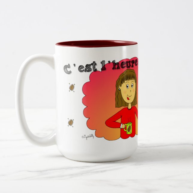 Mug "C'est l'heure du café !" (Gauche)