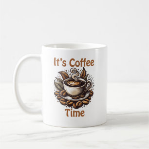 Mug C'est l'heure du café – Haricots de café cosy