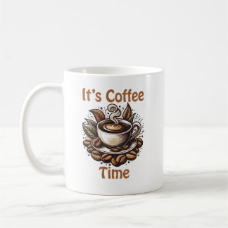 Mug C'est l'heure du café – Haricots de café cosy