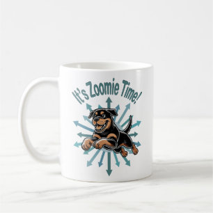 Mug C'est l'heure Zoomie Rottweiler
