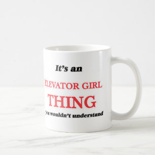 Mug C'est l'histoire de la fille de l'ascenseur, tu ne