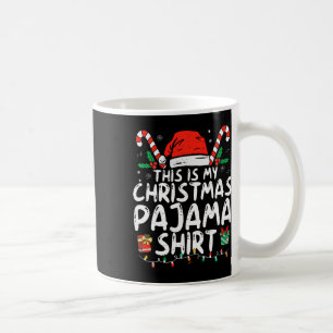 Mug C'est ma chemise de pyjama de Noël drôle de Xmas P