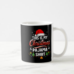 Mug C'est Ma Chemise De Pyjama De Noël Lumières Hommes