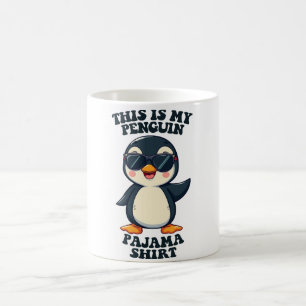 Mug C'Est Ma Chemise En Pyjama De Pingouin