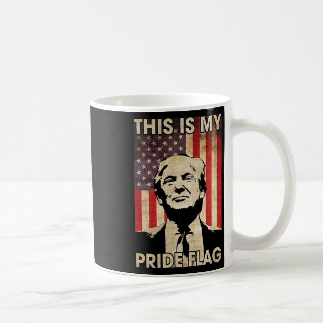 Mug C'est ma fierté Drapeau Trump Drapeau américain 4  (Droite)