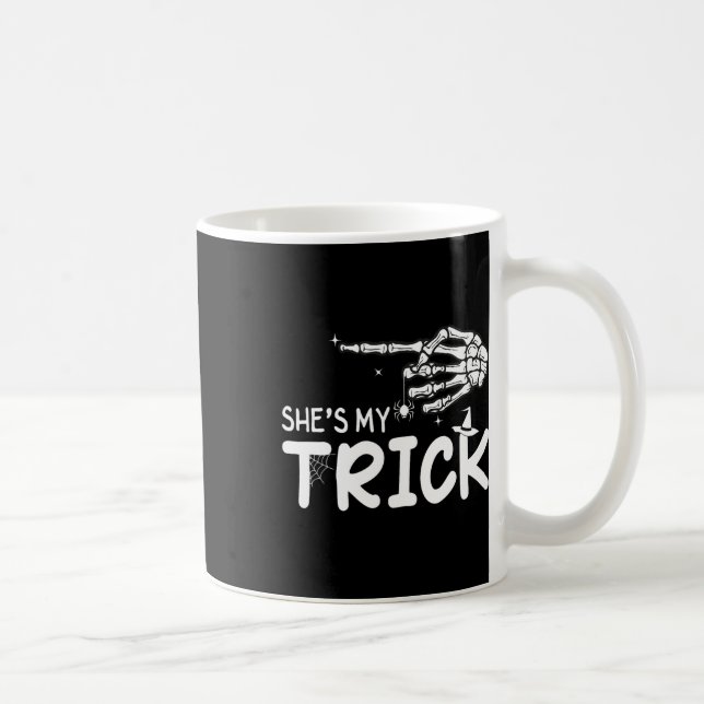 Mug C'est ma petite cochonne Couples Squelette Hallowe (Droite)