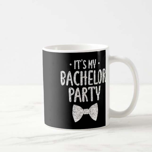 Mug C'est ma soirée de bachelor mariage marié drôle Ba (Droite)