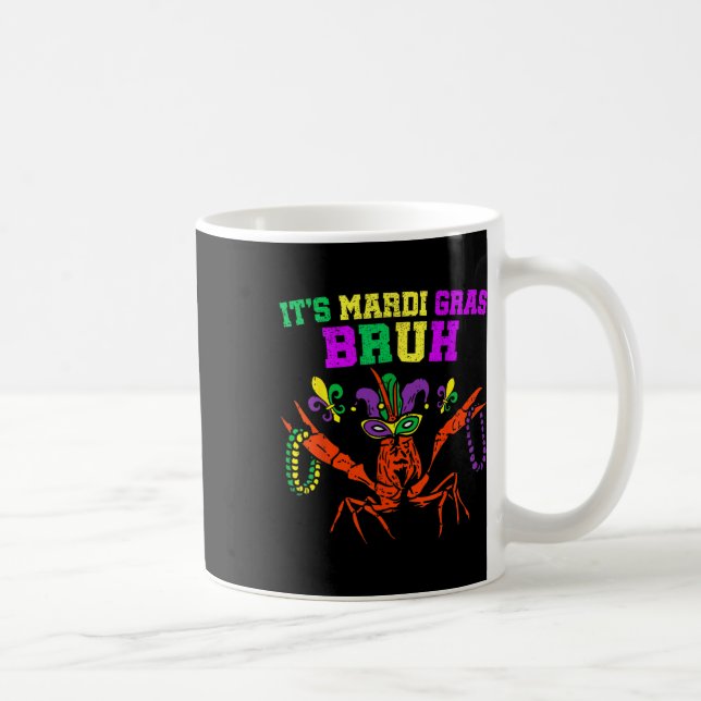 Mug C'est Mardi Gras Bruh Funny Crawfish Carnival Kid  (Droite)