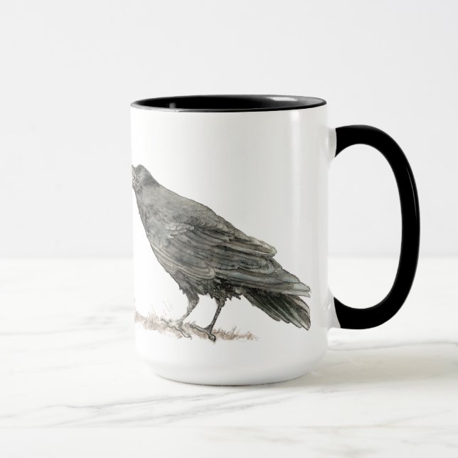 Mug C'est marrant, du café, où est le gâteau ? Ravens  (Droite)