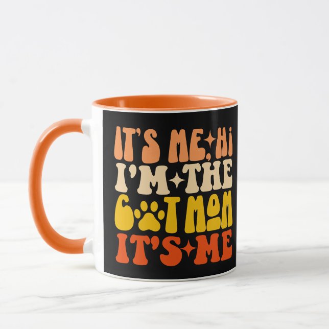 Mug C'est moi Salut Je suis la maman de chat C'est moi (Gauche)