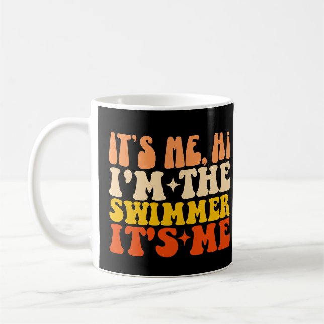 Mug C'est moi Salut Je suis le nageur C'est moi (Gauche)