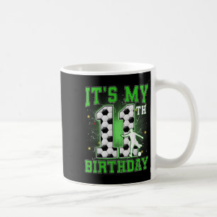 Mug C'est mon 11e anniversaire de football garçon 11 a