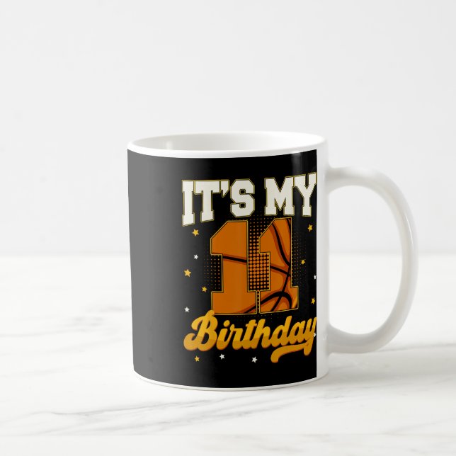 Mug C'est mon 11e anniversaire Sketll Boy 11 ans Cadea (Droite)