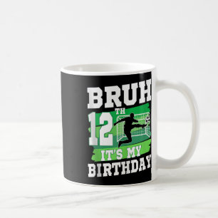 Mug C'est mon 12ème anniversaire garçon fête de foot 1