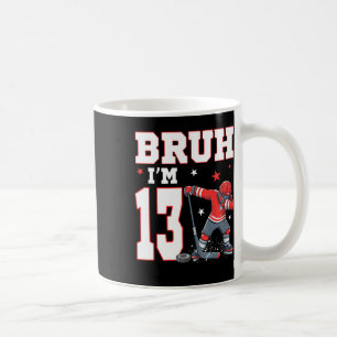 Mug C'est mon 13ème anniversaire garçon hockey sur gla