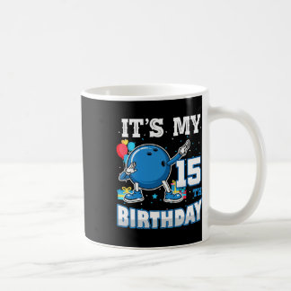 Mug C'est mon 15e anniversaire Dabbing Bowling 15 ans