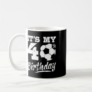 Mug C'est mon 40e anniversaire Joueur de football 40e