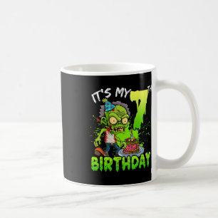 Mug C'est mon 7e anniversaire Zombie Lover 7 ans Garço