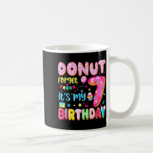 Mug C'est mon 7ème anniversaire N'oublie pas Pun Anniv