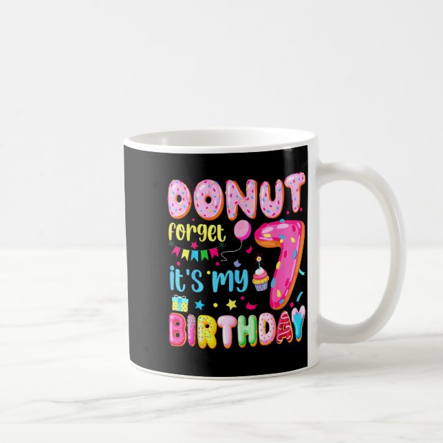 Mug C'est mon 7ème anniversaire N'oublie pas Pun Anniv (Droite)