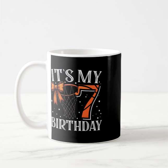 Mug C'est mon anniversaire 7 Sept Glorieuse Fille Fête (Gauche)