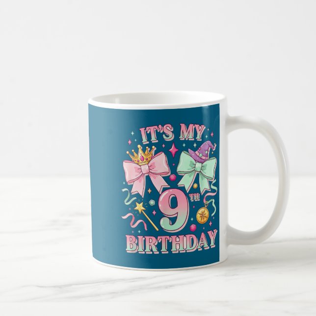 Mug C'est mon anniversaire, mon 9ème anniversaire, jol (Droite)