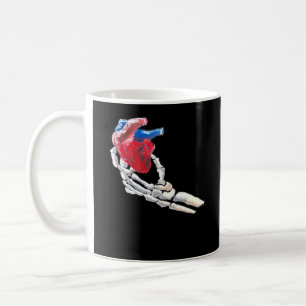 Mug C'Est Mon Coeur - Squelette Mains Coeurs