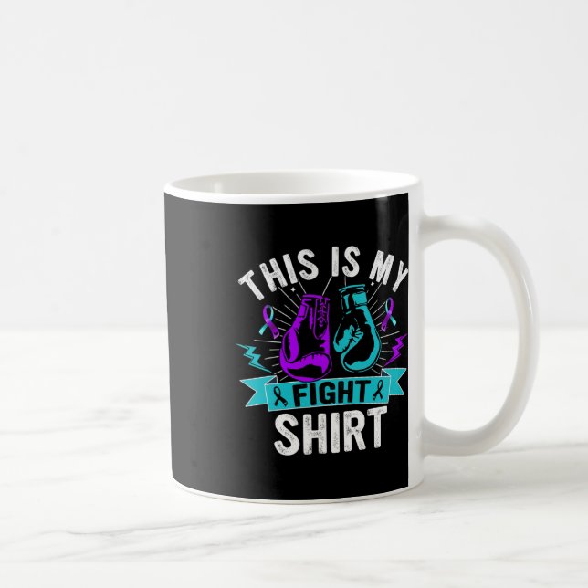 Mug C'Est Mon Combat Lutte Contre Le Suicide Fort (Droite)