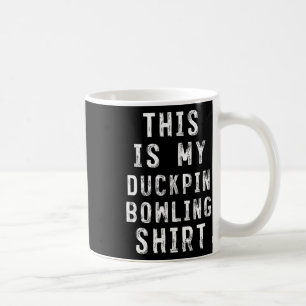 Mug C'Est Mon Coquille De Chemise De Bowling Ducpin