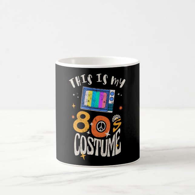 Mug C'est mon costume des années 80 effet Grunge (Centre)