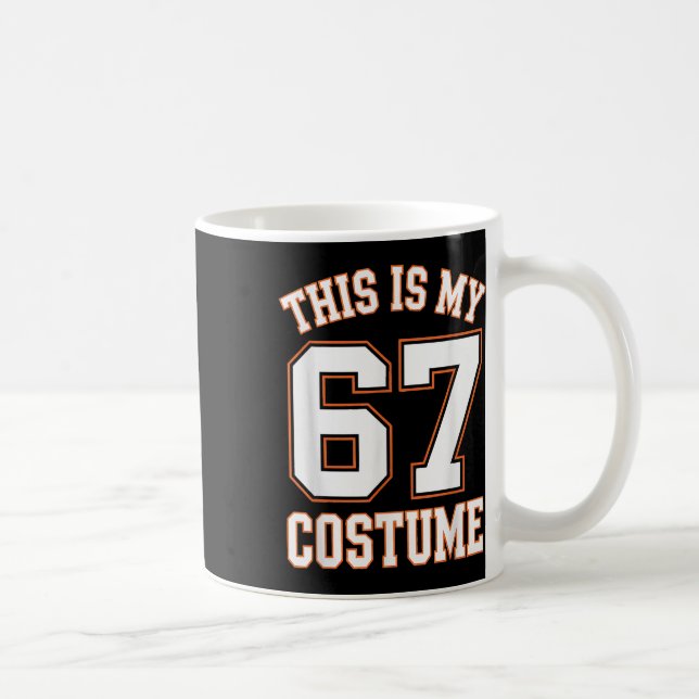 Mug C'est mon costume d'Halloween 67 Halloween  (Droite)
