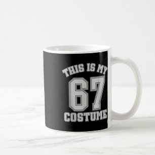 Mug C'est mon costume d'Halloween 67 Humour sportif Ge