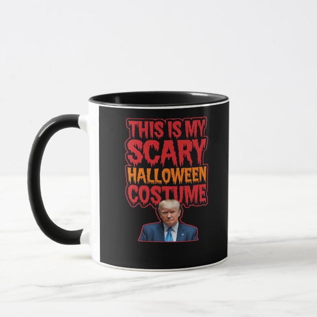 Mug C'Est Mon Costume D'Halloween Scandaleux Classique (Gauche)
