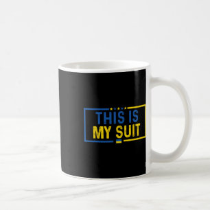 Mug C'est mon costume drôle costume politique Ukraine