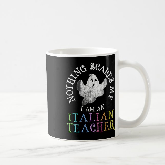 Mug C'est mon déguisement d'enseignant italien effraya (Droite)