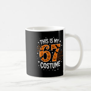 Mug C'est mon déguisement d'Halloween 67 numéro 6 7 Mè