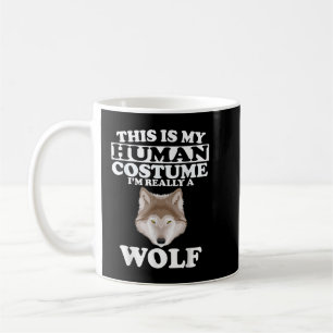 Mug C'est mon déguisement d'humain, je suis vraiment u