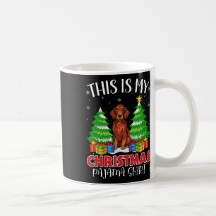 Mug C'Est Mon Pajama De Noël Irlandais Setter Dog Xmas