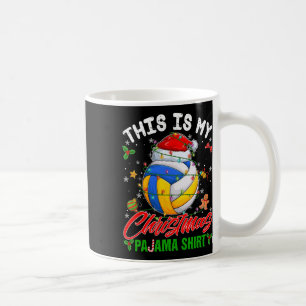Mug C'Est Mon Pajama De Noël Volleyball Santa Hat X