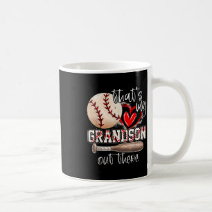 Mug C'Est Mon Petit-Fils Là-Bas De Baseball Grand-Mère