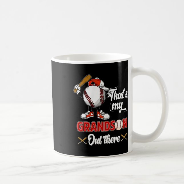 Mug C'est mon petit-fils là-bas, le papeball, le papet (Droite)