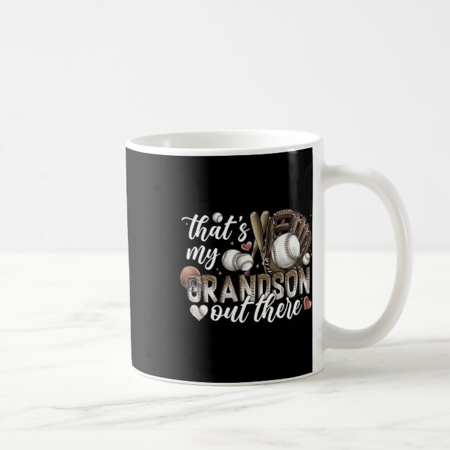 Mug C'est mon petit-fils là-bas, le papeball, le papet (Droite)