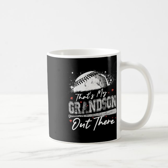 Mug C'est mon petit-fils là-bas, le papillon de baseba (Droite)