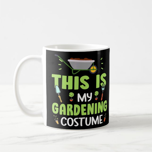 Mug C'Est Mon Plante De Jardin Costume Jardin Gangster (Gauche)