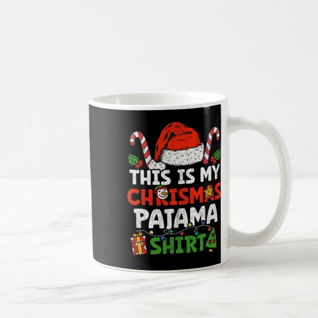 Mug C'Est Mon Pyjama De Noël Drôle Les Hommes De Noël (Droite)
