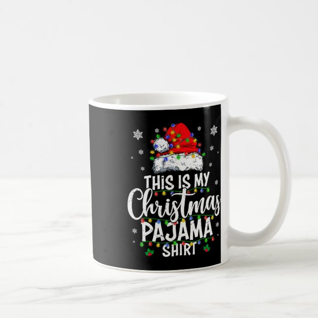 Mug C'est mon pyjama de noël éclairant les hommes les  (Droite)