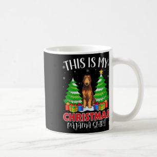 Mug C'Est Mon Pyjama De Noël Irlandais Wolfhound Dog X