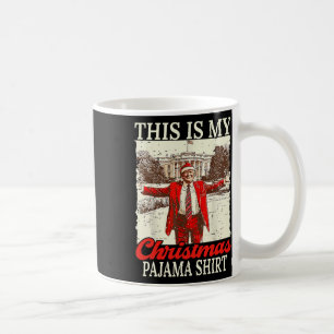Mug C'Est Mon Pyjama De Noël Père Noël Trump